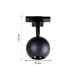 4227-1U, трековый светильник, D80xH135, LEDx8W, 42V, 500LM, 3000-6000K, CRI>90, included — изображение 2