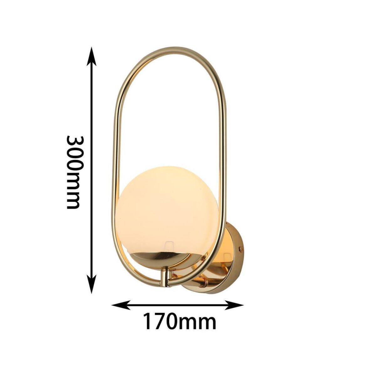 2913-1W, настенный светильник, D180xW170xH300, 1xE27x60W, excluded — изображение 3