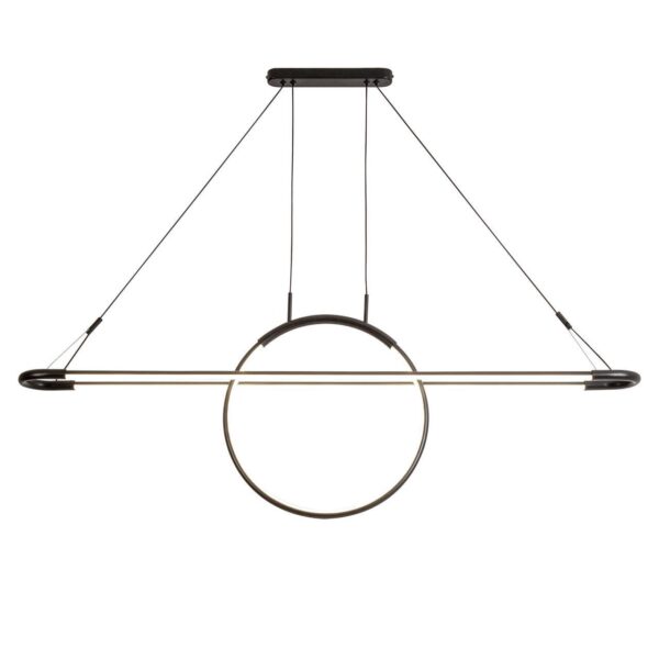 4587-12P, подвесная люстра, L1200xW115xH600/1500, LEDx58W, 4640LM, 4000K, included