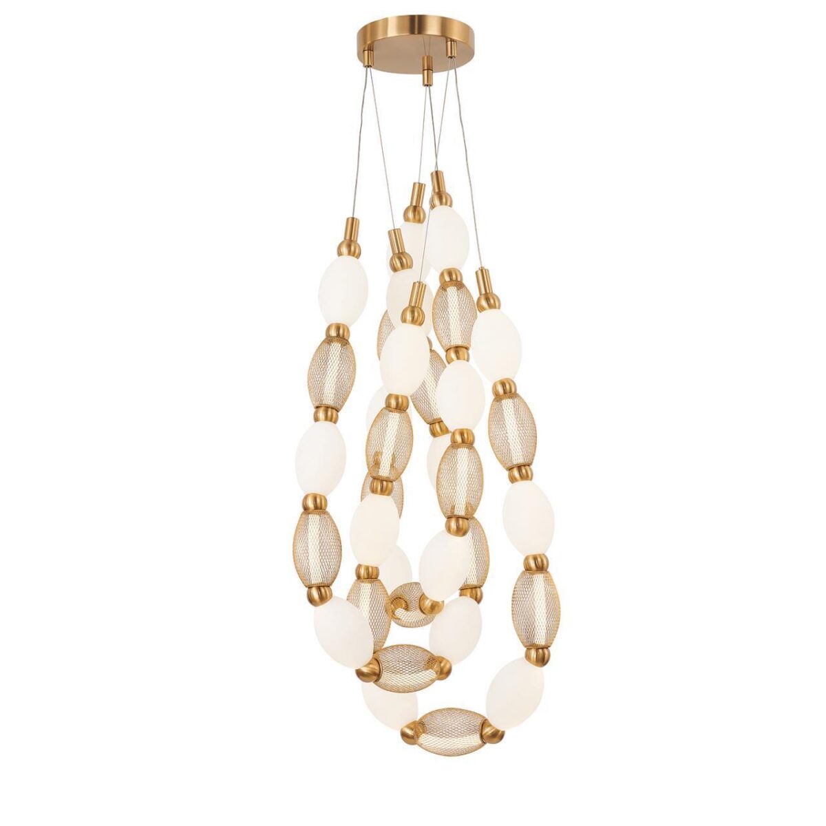 4559-3PC, подвесная/потолочная люстра, D200xH1780/2780 + D650xH890/1775 + D1980xH820/1725, 3xLEDx18W, 2910LM, 4000K, included — изображение 4