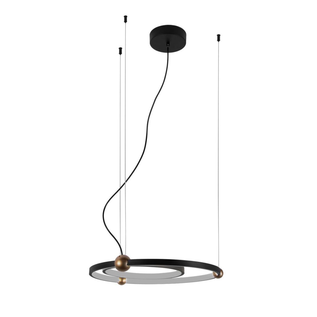 4569-1P, подвесная люстра, D500xH1600, LEDx40W, 2600LM, 4000K, included — изображение 2