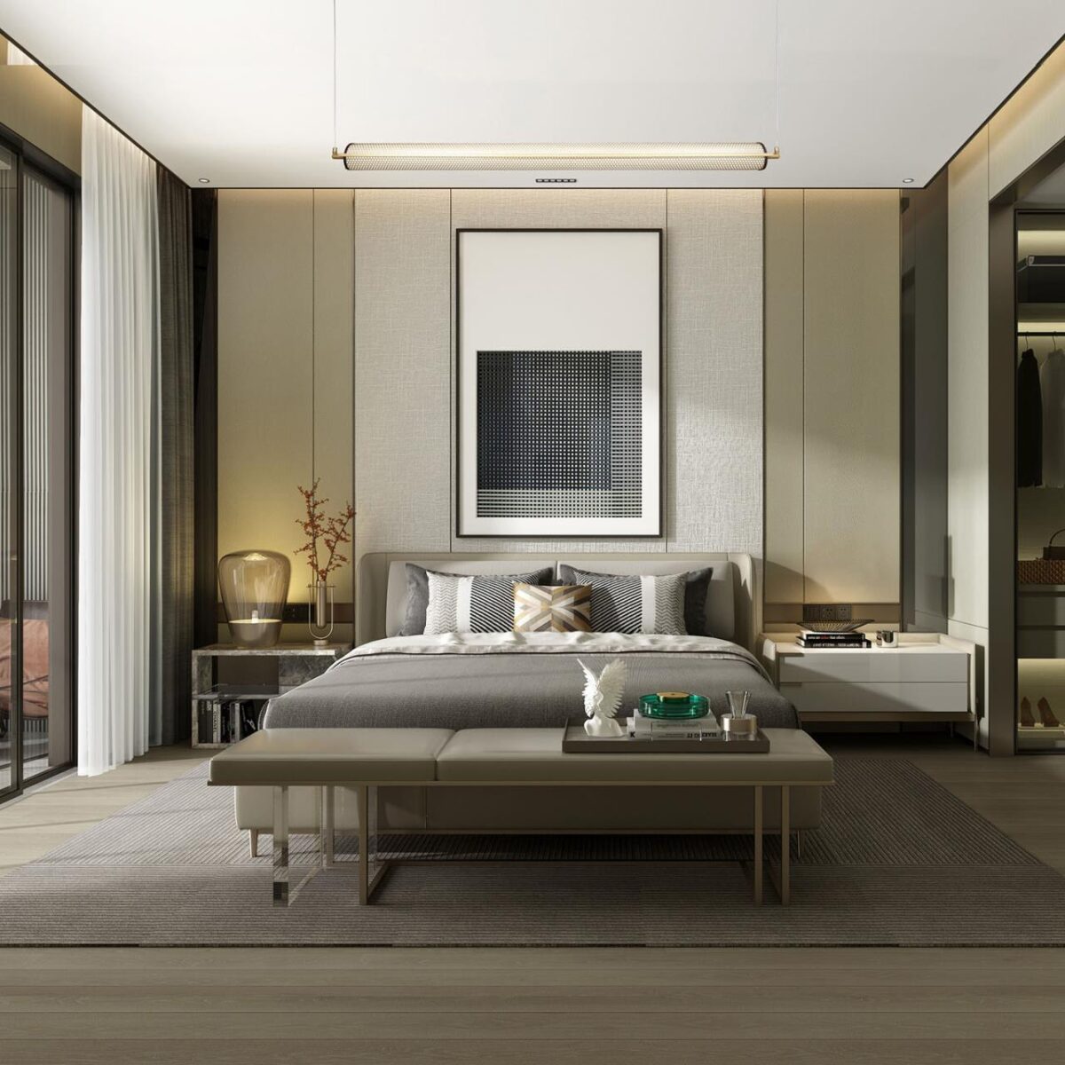 4190-1P, подвес, D130xH1400/2700 + L1360xW130xH300/1500, LEDx33W, 2805LM, 4000K, included — изображение 11