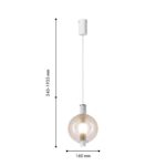 4314-1P, подвес, D160xH345/1935, LEDx9W, 650LM, 4000K, CRI>90, included — изображение 2