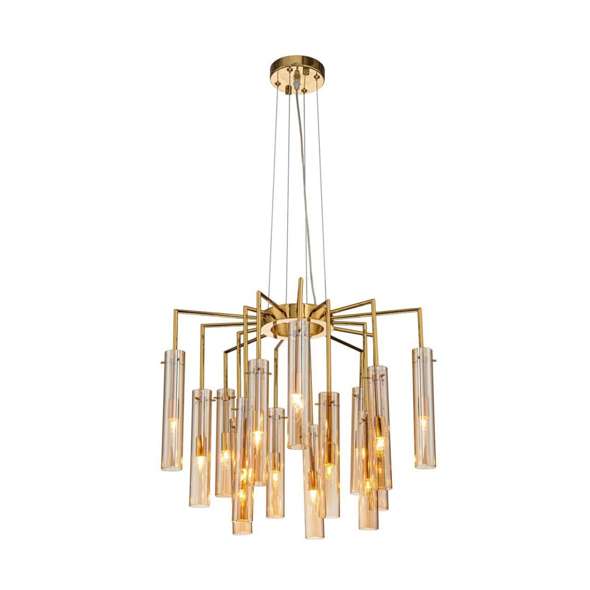 4500-15P, подвесная люстра, D555xH435/1635, 15xG9x25W, excluded 4500-15P, подвесная люстра, D555xH435/1635, 15xG9x25W, excluded — изображение 1