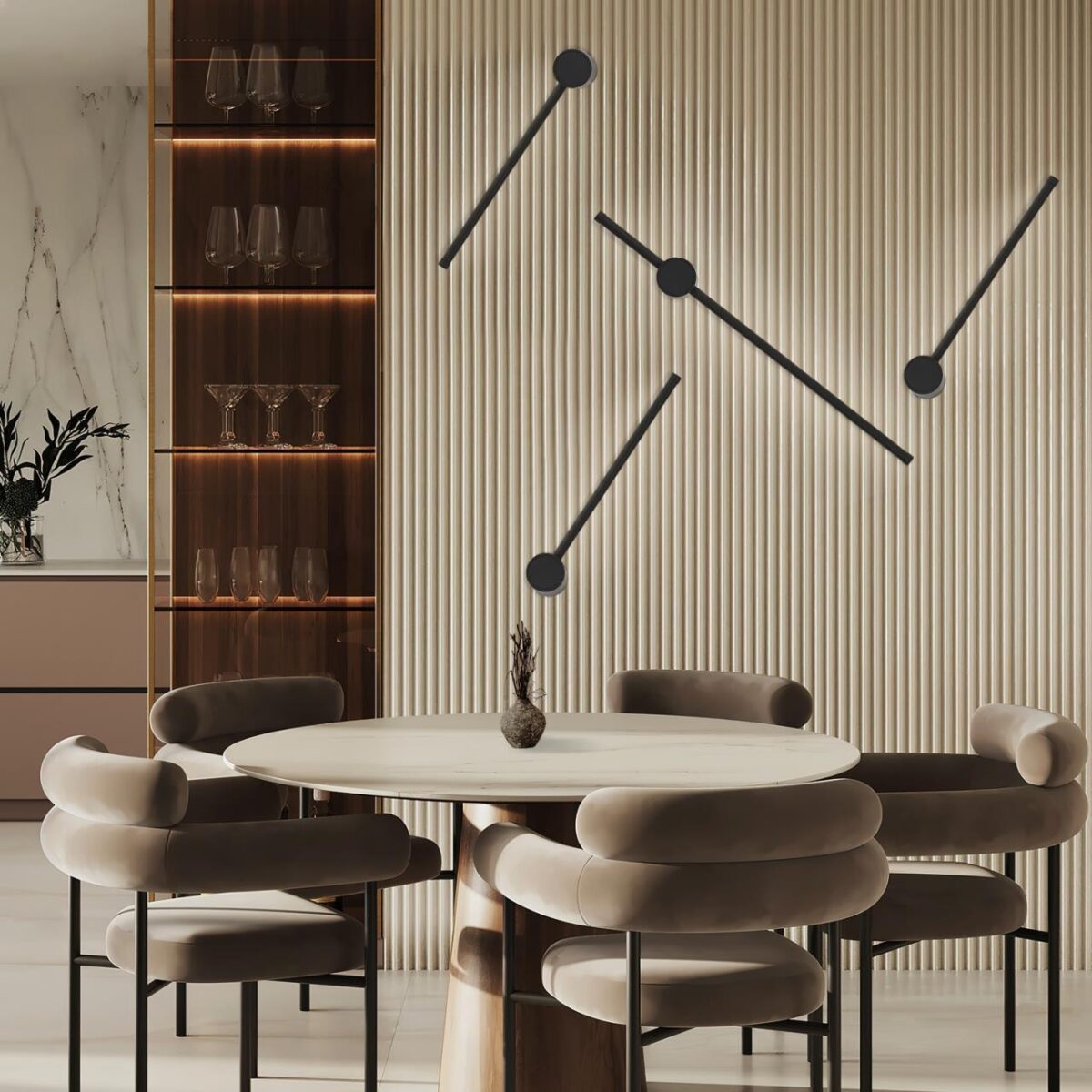 4167-2W, настенный светильник, D100xW60xH590, LEDx10W, 450LM, 4000K, included — изображение 4