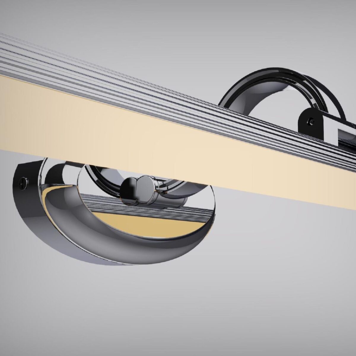 2434-1W, настенный светильник, D200xW550xH120, 1xLEDx8W, 640LM, 4000K, IP44, included — изображение 5