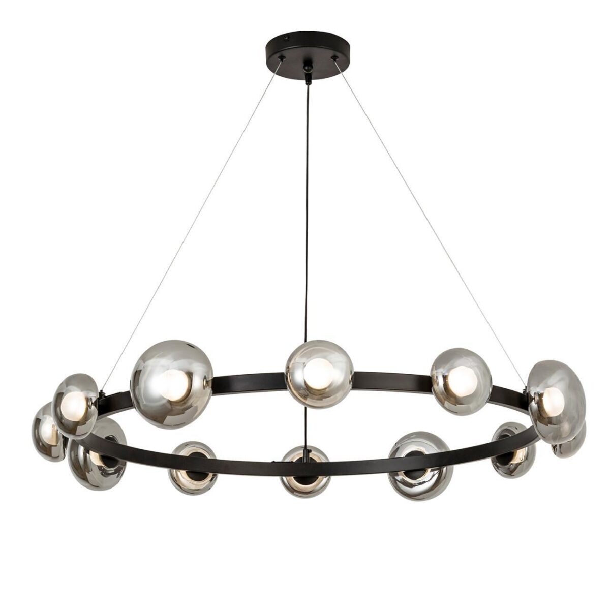 4517-12P, подвесная люстра, D900xH300/1630, 12xLEDx5W, 4800LM, 4000K, included 4517-12P, подвесная люстра, D900xH300/1630, 12xLEDx5W, 4800LM, 4000K, included — изображение 1