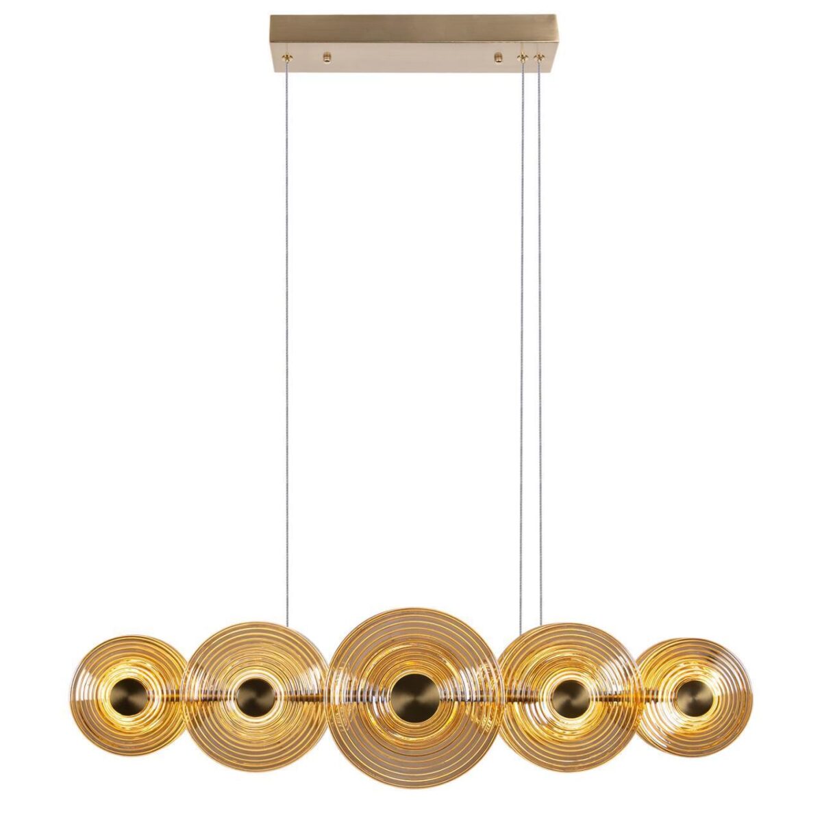 4571-10P, подвесная люстра, L1120xW220xH1500/1690, LEDx55W, 3800LM, 4000K, included — изображение 1