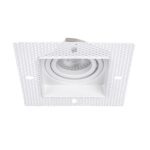 4534-1C, врезной светильник под штукатурку, L125xW125xH36, cutout:L80xW80, 1xGU10x35W, IP20, excluded