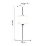 4567-2W, настенный светильник, D100xW170xH560, 2xG9x40W, IP20, excluded — изображение 2