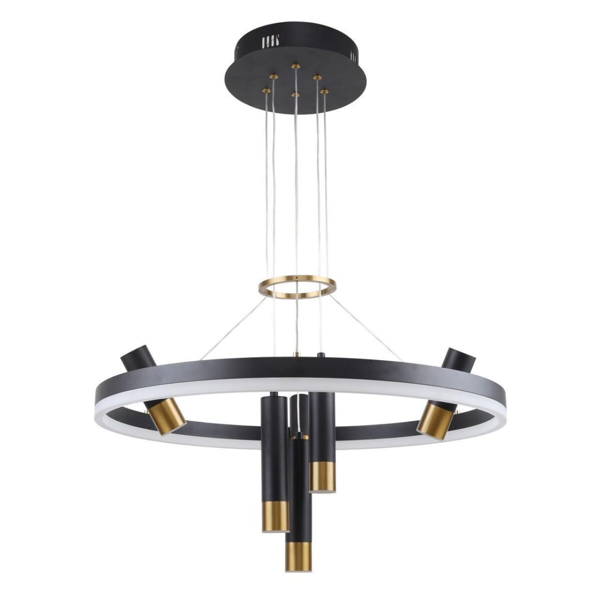 3097-7P, подвесная люстра, D600xH600/1000, LEDx35W + 6xLEDx3W, 3640LM, 4000K, included — изображение 2