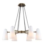 2763-6P, подвесная люстра, D700xH1160, 6xE14x40W, excluded