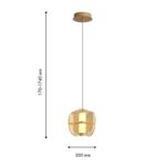 4624-1P, подвес, D200xH210/1745, LEDx10W, 490LM, 3000K, included — изображение 2