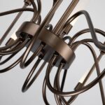 3014-20P, подвесная люстра, D1200xH680/1680, 20xG9LEDx7W, 4900LM, 3000K, included — изображение 6