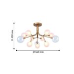 2515-9U, потолочный светильник, D660xH450, 9xG9x40W, excluded — изображение 3
