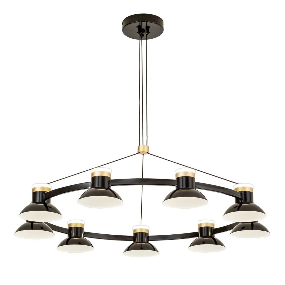 4516-9P, подвесная люстра, D880xH300/1800, 9xLEDx10W, 7200LM, 4000K, included — изображение 1