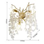 4161-3W, настенный светильник, D150xW380xH600, 3xE14x40W, excluded — изображение 3