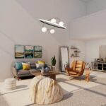 4184-6P, подвесная люстра, D600xH150/1200, 4xG9LEDx10W, excluded + LEDx70W + LEDx20W, 4050LM, 3000-6000K, included, remote control — изображение 4