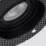 4535-1C, врезной светильник под штукатурку, D125xH36, cutout:D80, 1xGU10x35W, IP20, excluded — изображение 3