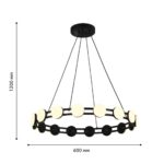 4601-6P, подвесная люстра, D600xH100/1200, 16xLEDx2W, 2880LM, 3000K, included — изображение 3