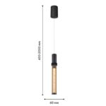 4716-1P, подвес, D50xH450/2050, LEDx7W, 350LM, 4000K, included — изображение 3