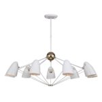 1758-9P, люстра подвесная, D1100xH600/800, 9xE14x40W, excluded