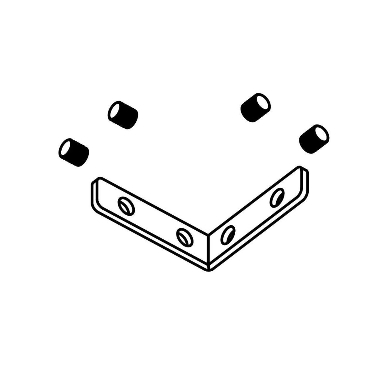 1014-CU-001, коннектор (соединитель) угловой — изображение 2