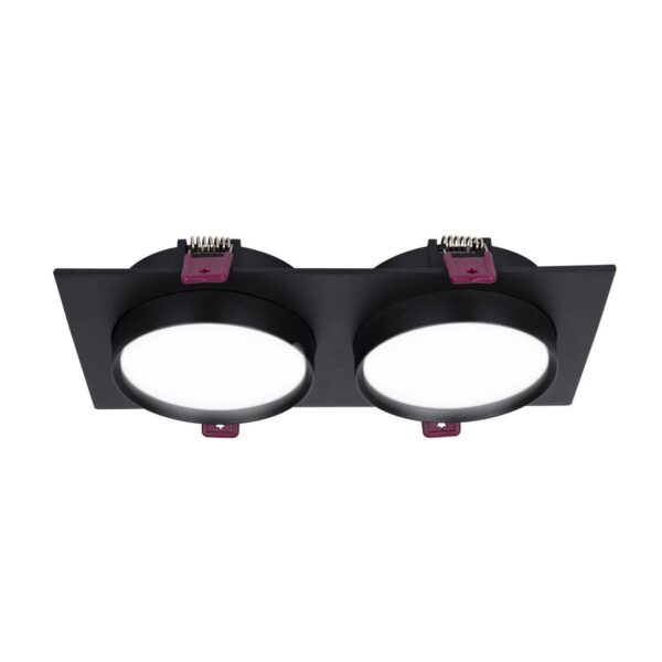 4648-2C, врезной светильник, L215xW108xH37, cutout:L186xW92, 2xGX53LEDx15W, IP20, excluded