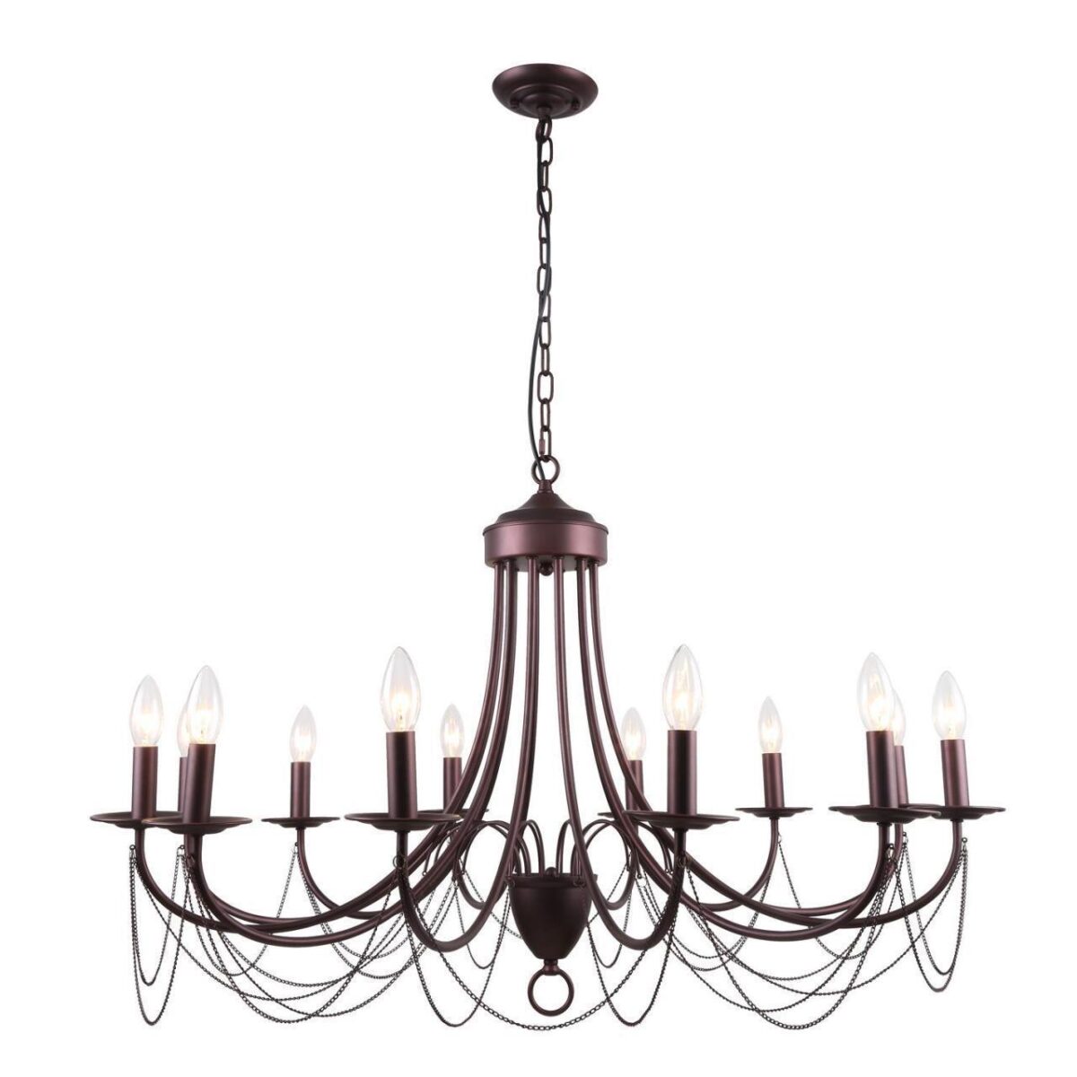 2590-12P, подвесная люстра, D960xH580/2080, 12xE14x40W, excluded — изображение 1