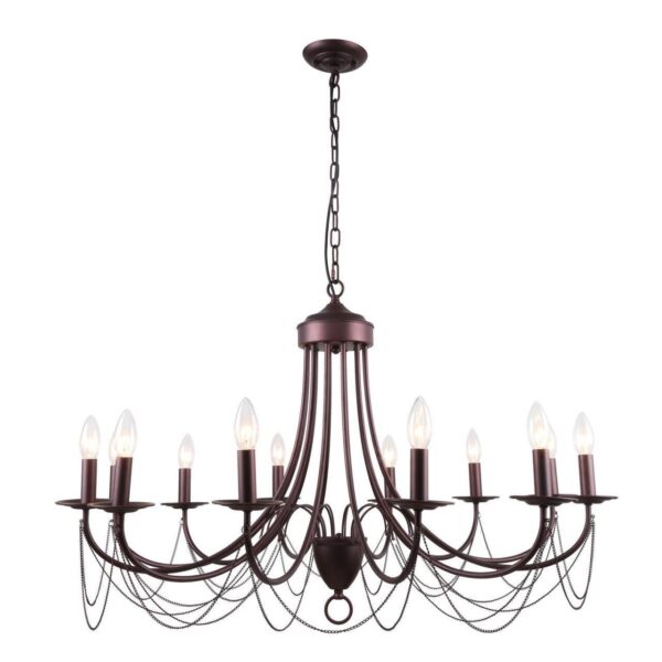 2590-12P, подвесная люстра, D960xH580/2080, 12xE14x40W, excluded