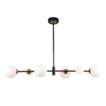 3090-6P, потолочная люстра, L950xW270xH320/620, 6xG9x25W, excluded