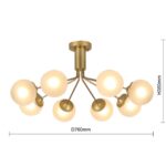 2631-8U, потолочная люстра, D760xH350, 8xE27x60W, excluded — изображение 3