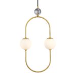 3009-2P, подвес, L370xW120xH705/1200, 2xG9x28W, excluded — изображение 3