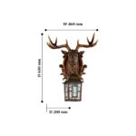 2078-1W, уличный светильник, D240xW460xH690, 1xE27x60W, IP44, excluded — изображение 3