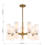 2876-7P, подвесная люстра, D780*H550/850, 14xE14x40W, excluded — изображение 3