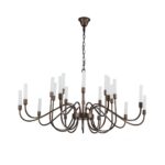 3014-20P, подвесная люстра, D1200xH680/1680, 20xG9LEDx7W, 4900LM, 3000K, included — изображение 2