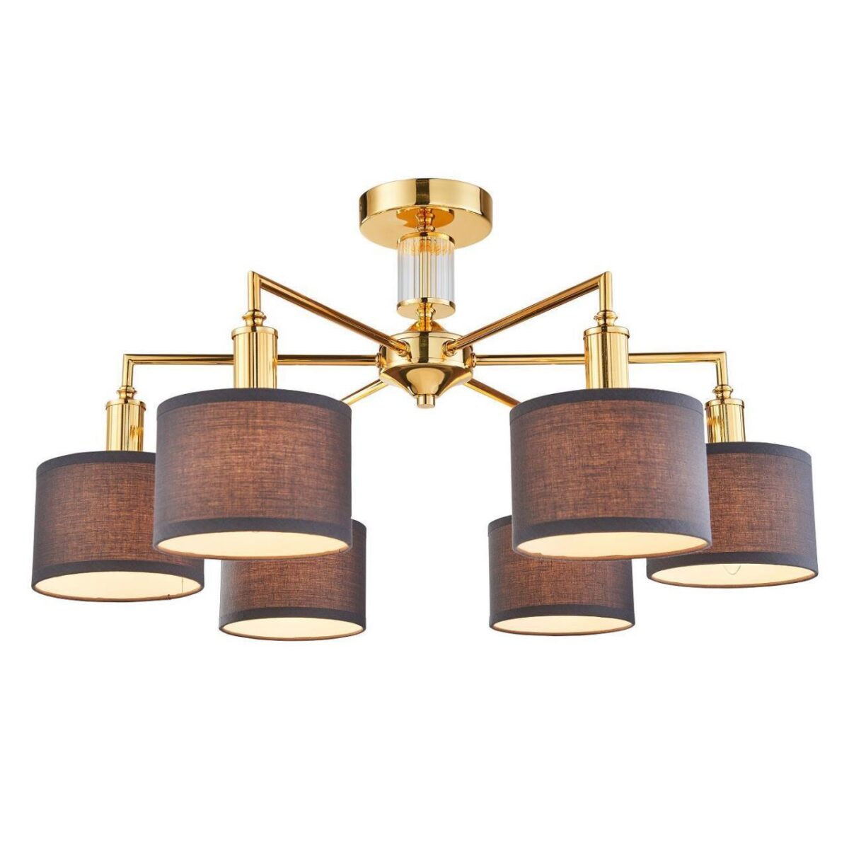 2612-6P, потолочная люстра, D650xH340, 6xE14x40W, excluded — изображение 1