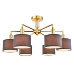 2612-6P, потолочная люстра, D650xH340, 6xE14x40W, excluded