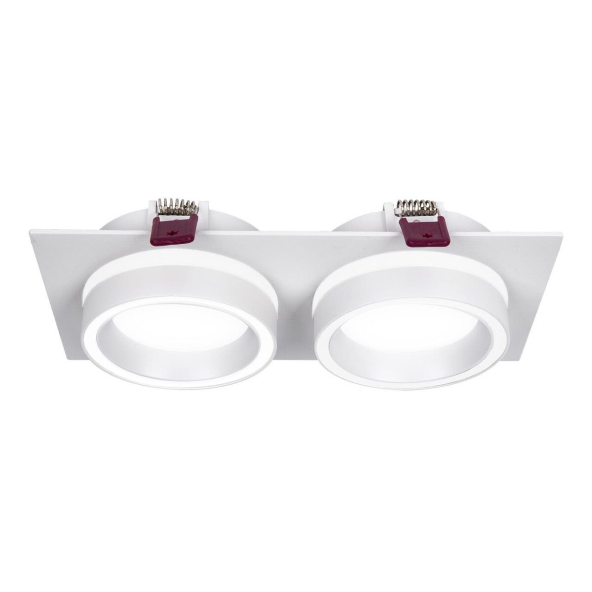 4650-2C, врезной светильник, L215xW108xH44, cutout:L186xW92, 2xGX53LEDx15W, IP20, excluded — изображение 1