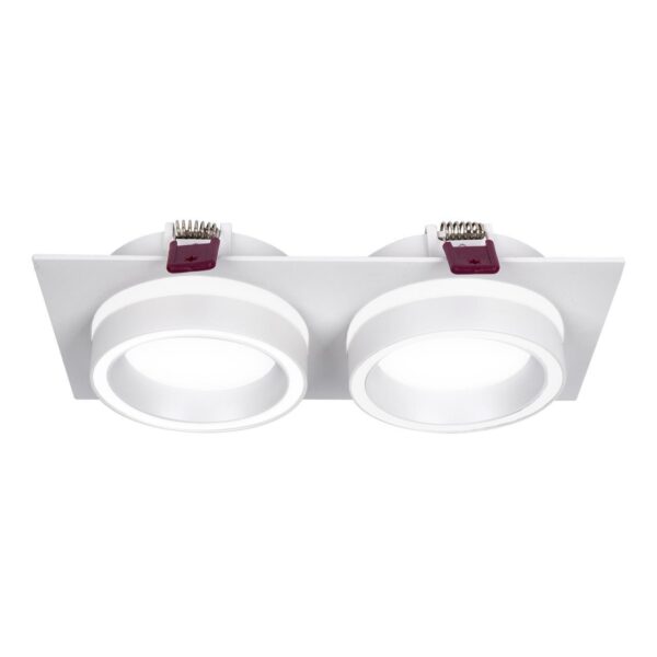 4650-2C, врезной светильник, L215xW108xH44, cutout:L186xW92, 2xGX53LEDx15W, IP20, excluded