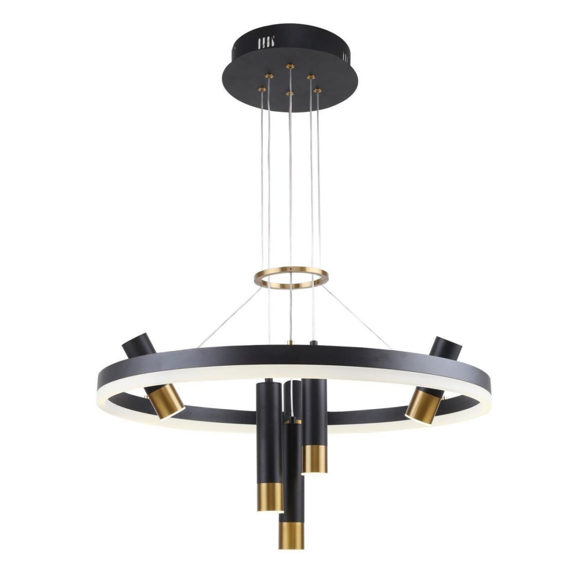 3097-7P, подвесная люстра, D600xH600/1000, LEDx35W + 6xLEDx3W, 3640LM, 4000K, included — изображение 1