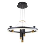 3097-7P, подвесная люстра, D600xH600/1000, LEDx35W + 6xLEDx3W, 3640LM, 4000K, included