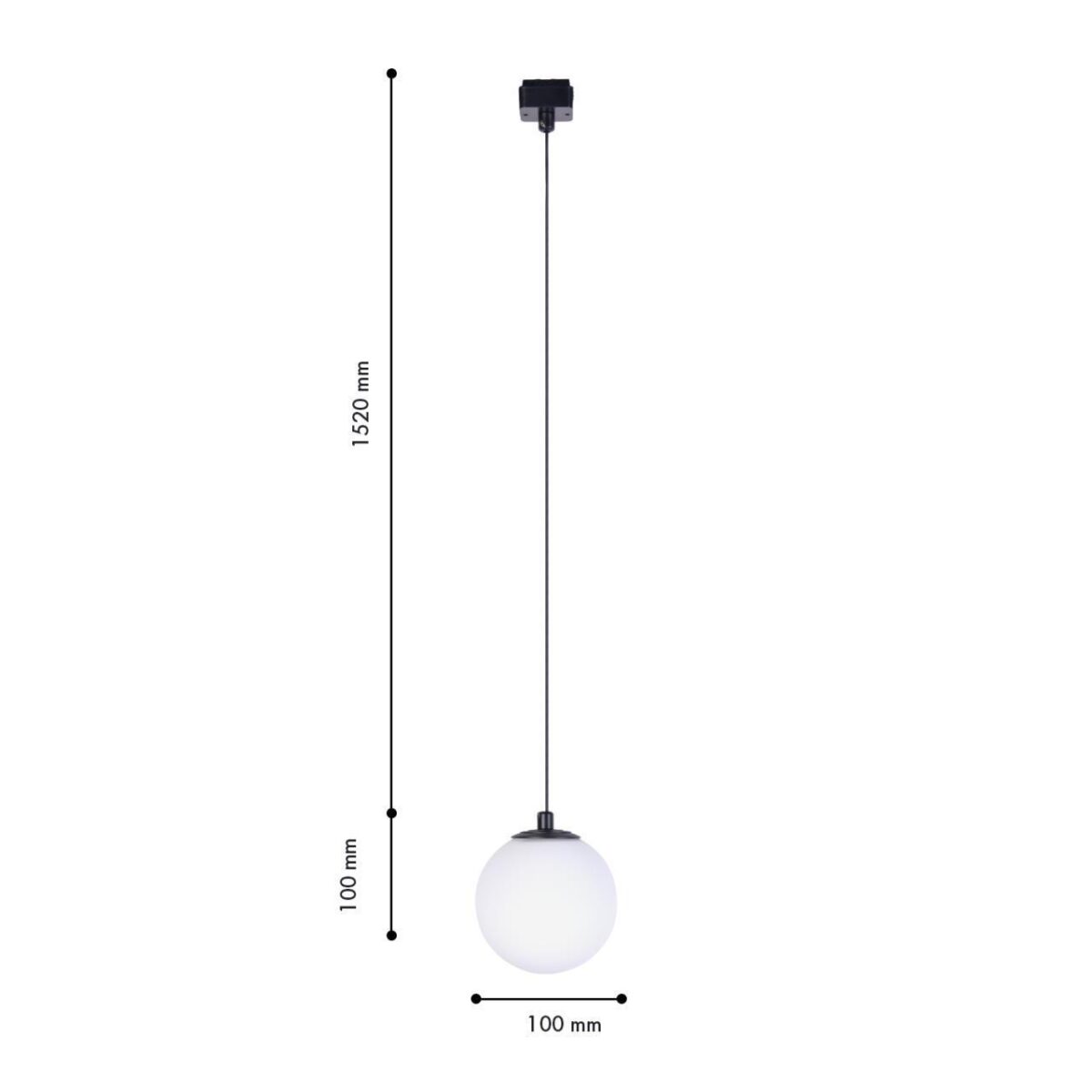 4155-1P, подвес, D100xH1650, LEDx6W, 42V, угол рассеивания: 120°, 350LM, 3000-6000K, IP20, included — изображение 2