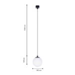 4155-1P, подвес, D100xH1650, LEDx6W, 42V, угол рассеивания: 120°, 350LM, 3000-6000K, IP20, included — изображение 2