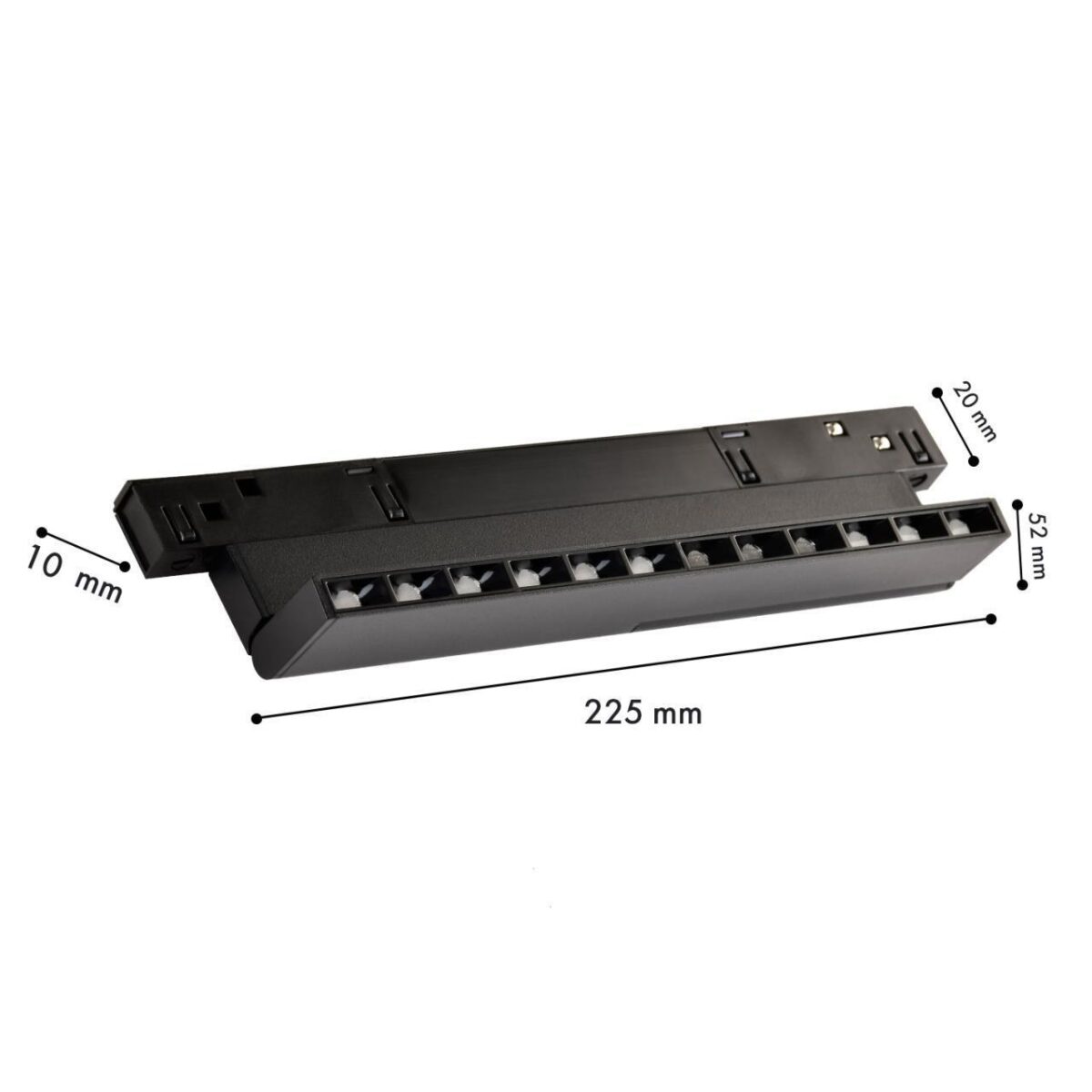 4574-1U, трековый светильник, L226xW10.5xH52, LEDx10W, 48V, 410LM, 2700-5700K, CRI>90, beam angle:30, included — изображение 3