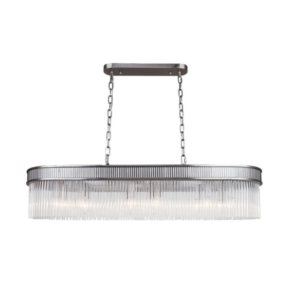 4201-12P, подвесная люстра, L1000xW320xH380/1220, 12xE14x40W, excluded