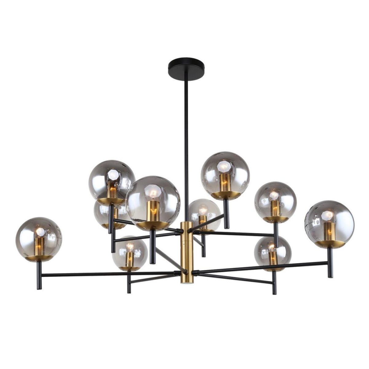 3088-10P, потолочная люстра, D980xH410/710, 10xE14x40W, excluded 3088-10P, потолочная люстра, D980xH410/710, 10xE14x40W, excluded — изображение 1