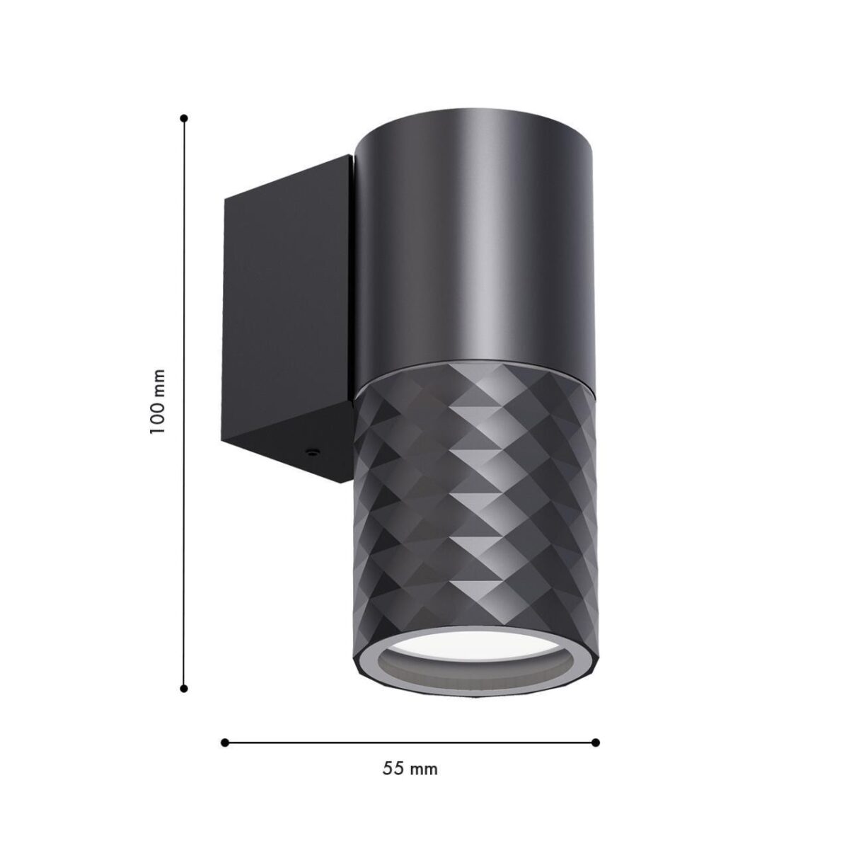 4659-1W, уличный светильник, D90xW60xH135, 1xGU10x35W, IP65, excluded — изображение 3