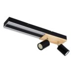 4437-2C, потолочный светильник, L500xW90xH175, 2xGU10x50W, excluded + LEDx8W, 800LM, 4000K, included — изображение 2