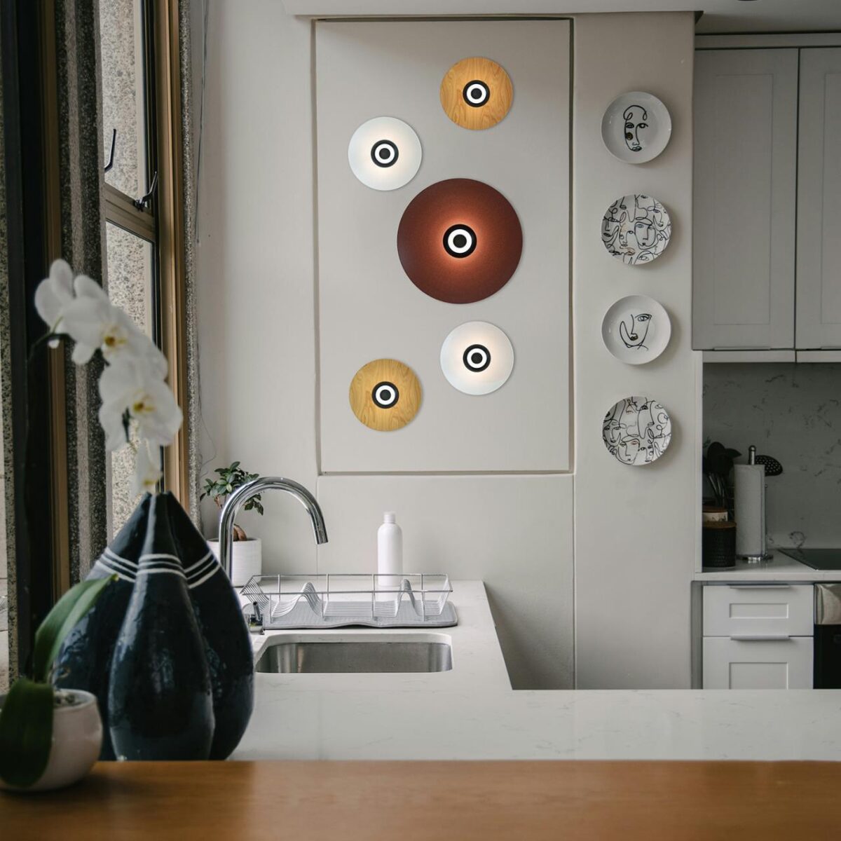 4290-1W, настенный светильник, D130xW300xH300, LEDx9W, 550LM, 4000K, included — изображение 4